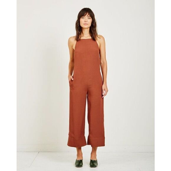Nomia Cropped Strap Jumpsuit - Picture 1 of 8